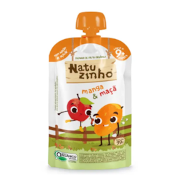 Papinha de Fruta Orgânica Natuzinho +9 meses - Sabor Manga e Maçã Papinha de Fruta Orgânica Natuzinho +9 meses - Sabor Manga e Maçã