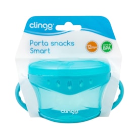 Porta Snacks Smart Azul Clingo