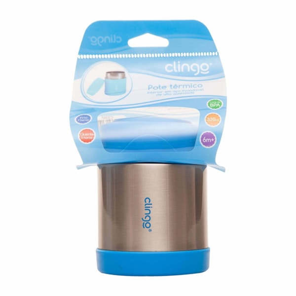 Pote Termico Keep 330ml Azul Clingo