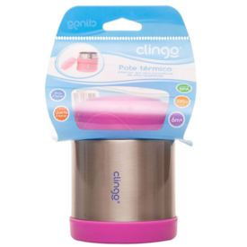 Pote Termico Keep 330ml Rosa Clingo Pote Termico Keep 330ml Rosa Clingo