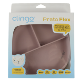 Prato De Silicone c/ Divisão E Ventos - Clingo