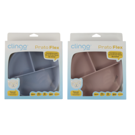 Prato De Silicone c/ Divisão E Ventos - Clingo