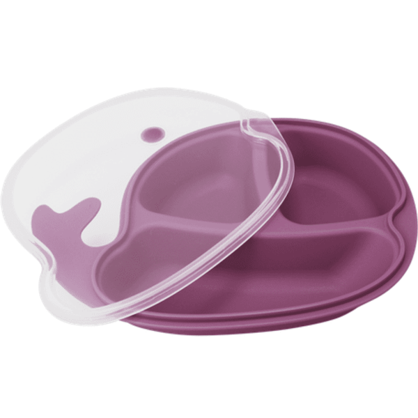 Prato Infantil Baleia Colors Rose