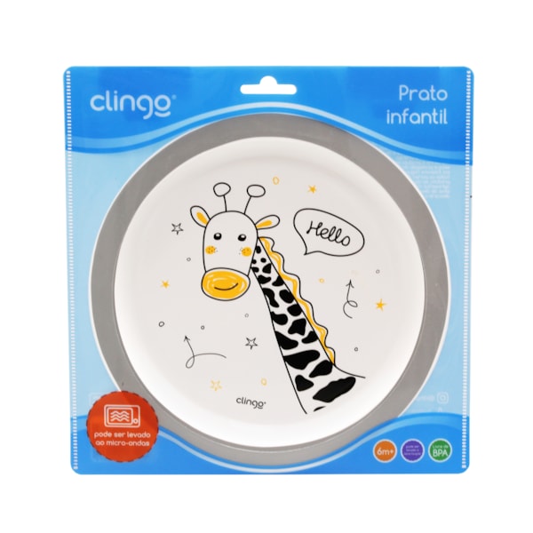 Prato Infantil Zoo Clingo