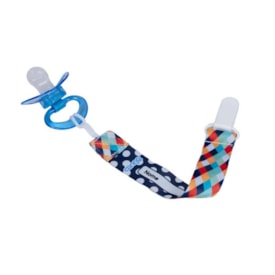 Prendedor De Chupeta Listrado Colorido - Clingo Prendedor De Chupeta Listrado Colorido - Clingo