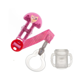 Prendedor de Chupeta MAM Clip It! - Rosa Prendedor de Chupeta MAM Clip It! - Rosa