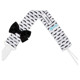 Prendedor de Chupeta Mustaches Clingo Prendedor de Chupeta Mustaches Clingo