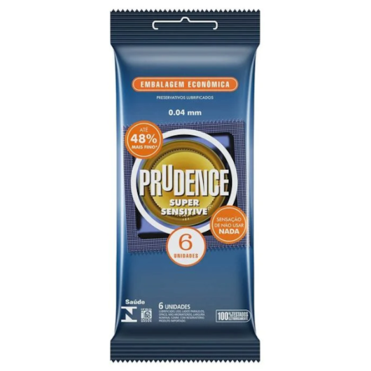 Preservativo Prudence Super Sensitive - 6 unidades