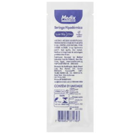 Seringa Descartável Slip Medix 20ml