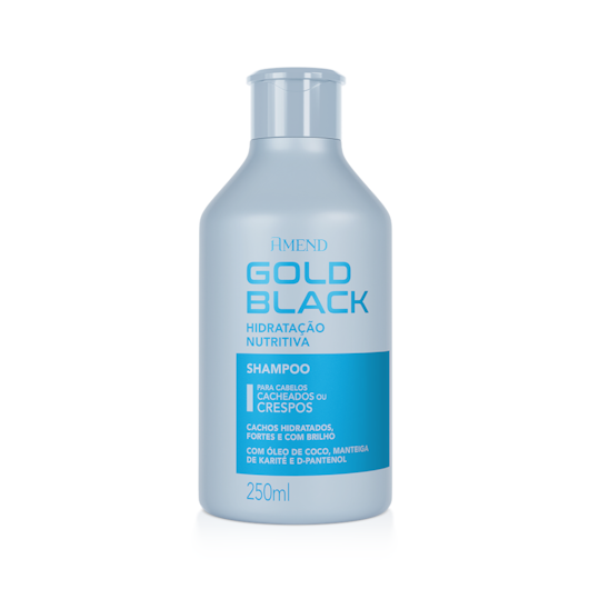 Shampoo Amend Gold Black Hidratação Nutritiva 250ml