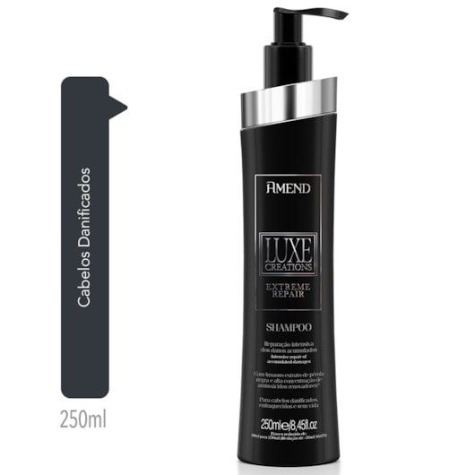 Shampoo Amend Luxe Creations Extreme Repair 250ml Shampoo Amend Luxe Creations Extreme Repair 250ml