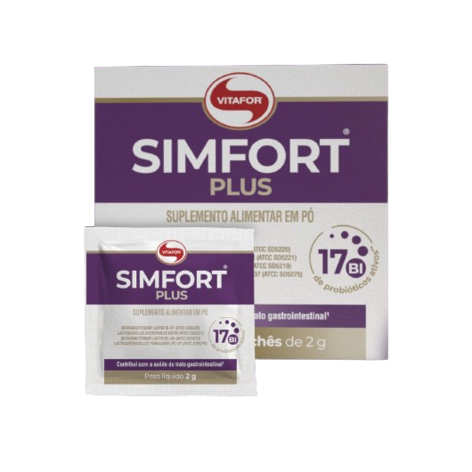 Simfort Plus 2g Vitafor 30 Sachês Simfort Plus 2g Vitafor 30 Sachês