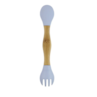 Talher Duplo De Bambu E Silicone - Clingo
