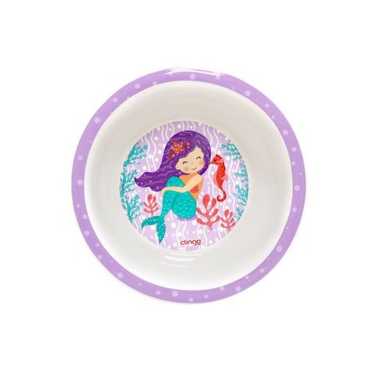 Tigela Bowl Clingo Sereia Infantil