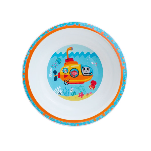 Tigela Bowl Infantil Clingo Submarino