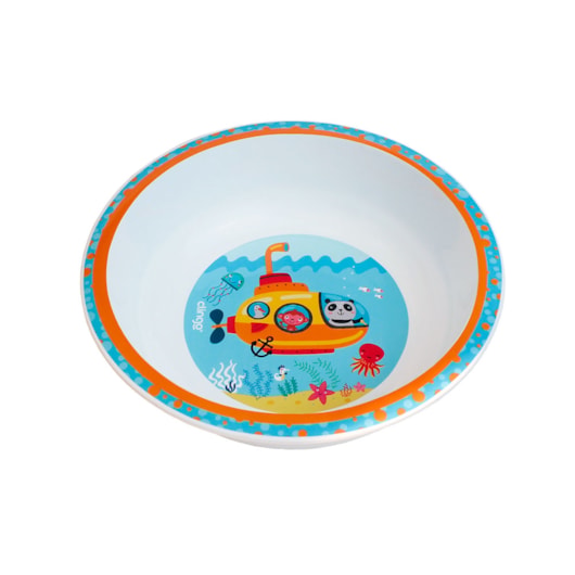 Tigela Bowl Infantil Clingo Submarino