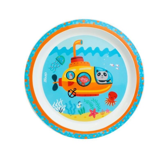 Tigela Infantil Clingo Submarino