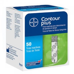Tiras Reagentes Countour Plus - Caixa 50 Unidades