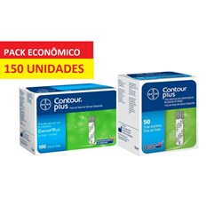 Tiras Reagentes Contour Plus – Pack econômico c/ 150 unidades