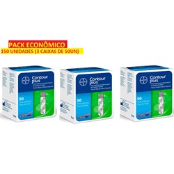 Tiras Reagentes Contour Plus – Pack econômico c/ 150 unidades