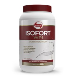 Whey Protein Isolado Isofort Vitafor 900g - Sabor Neutro